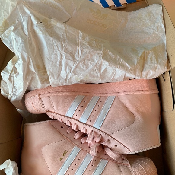 Adidas Pro Model J Ice Pink/White-Gold Metallic CQ0621 - Picture 3 of 8